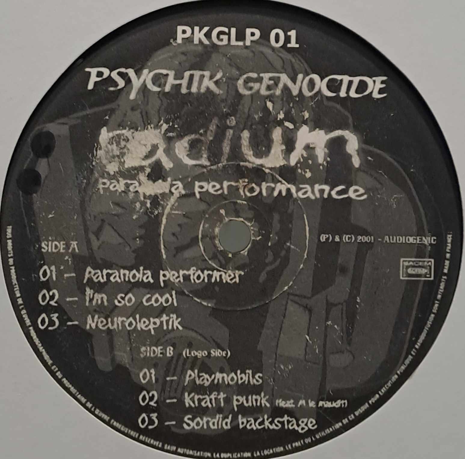 Psychik Genocide LP 01 (double album) - vinyle hardcore